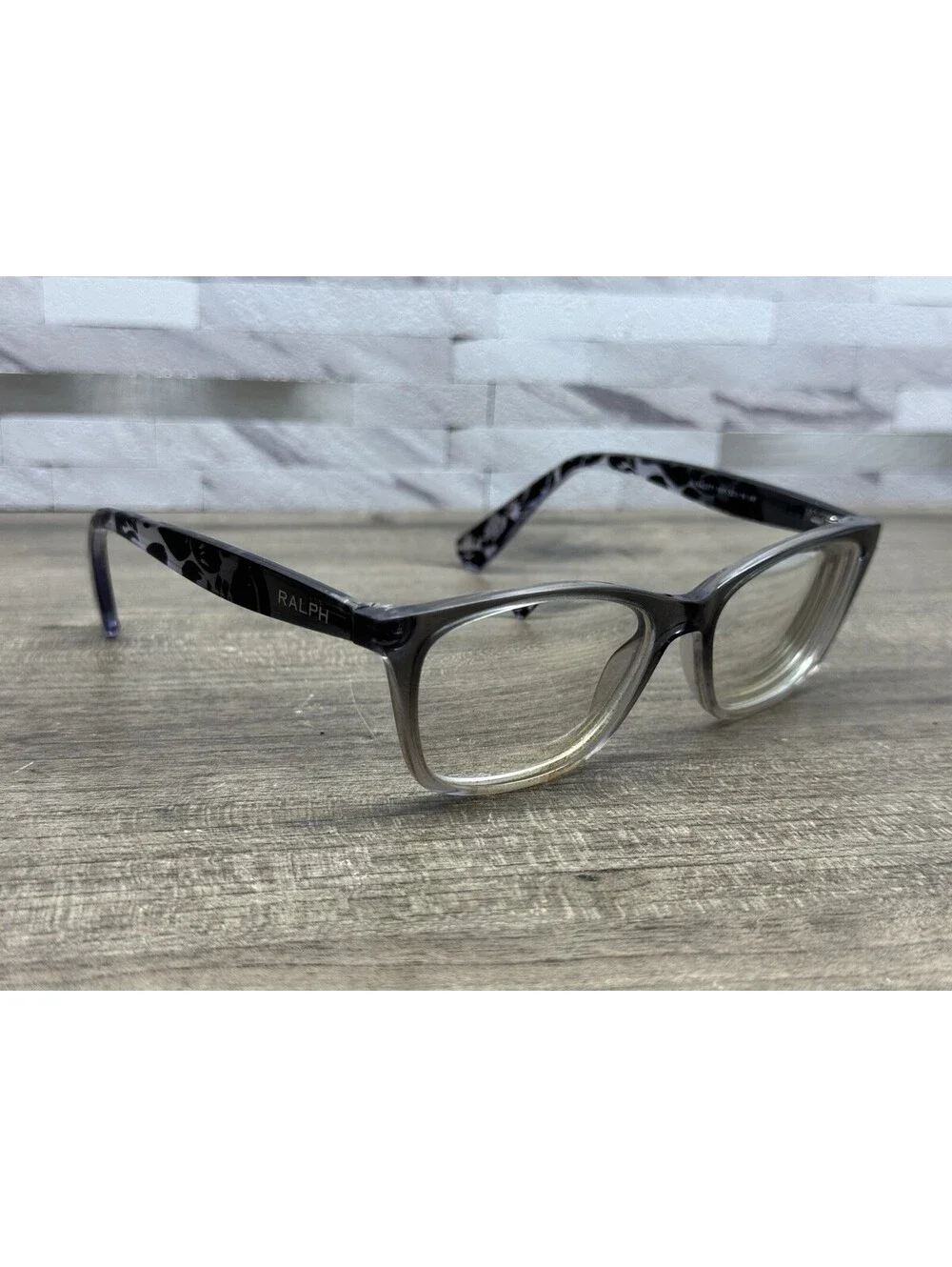 RALPH LAUREN Eyeglasses RA7071 1511 Gray Black Fade 52-16-140 FRAMES ONLY